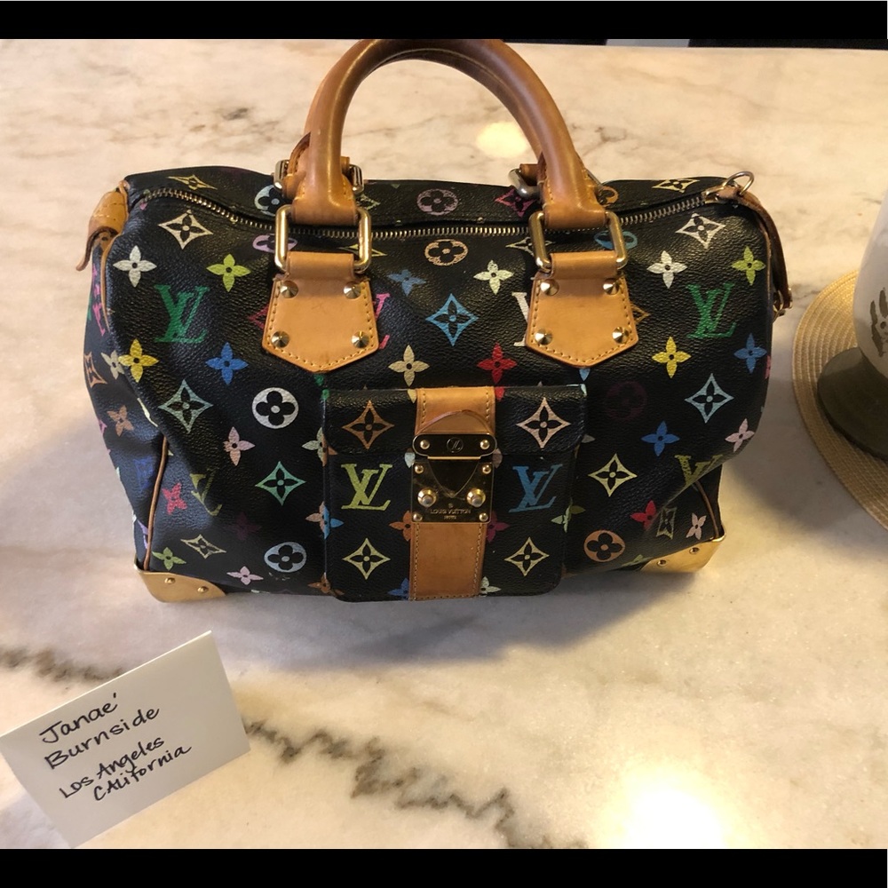 Louis Vuitton multicolore Speedy Noir!